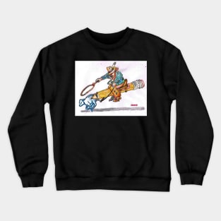 Pencil Calf Roping Crewneck Sweatshirt